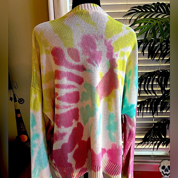 Lisa Todd Tie Dye Sweater- just like new❤️ xl cotton blend🩷 - Picture 6 of 16